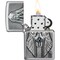 Zippo 2024 Zippo Praying Woman Emblem, Brushed Chrome ZIP-49756 - alternate 2